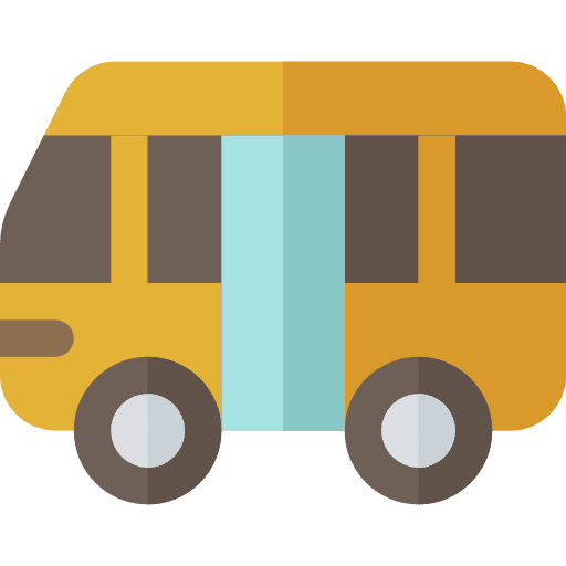 School bus transportation transport public transport icon