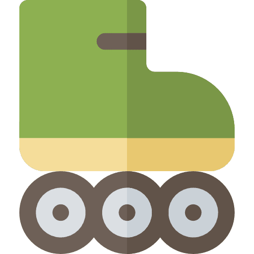 Skate transportation skating sports icon