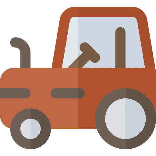 Tractor vehicle transport transportation icon