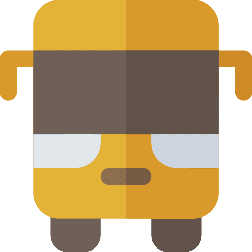 Bus transportation automobile bus icon