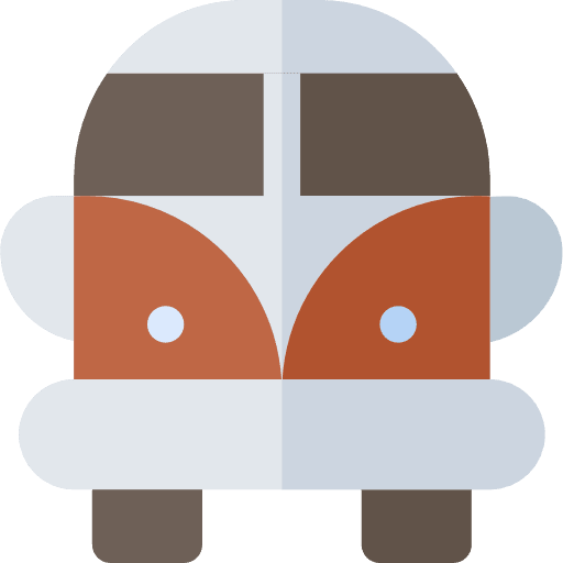 Volskwagen van volskwagen van transport vehicle icon