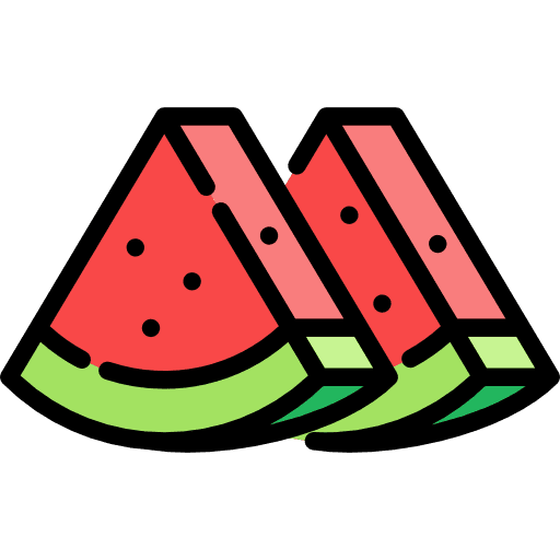 Watermelon vegetarian healthy food food icon