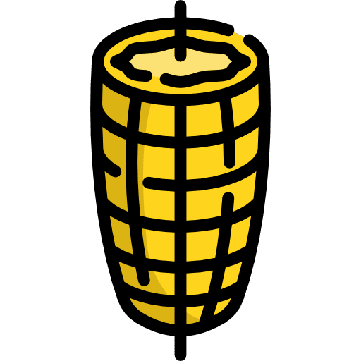 Corn healthy food vegetarian cereal icon