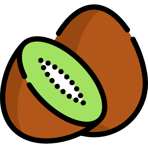 Kiwi food and restaurant food vegetarian icon