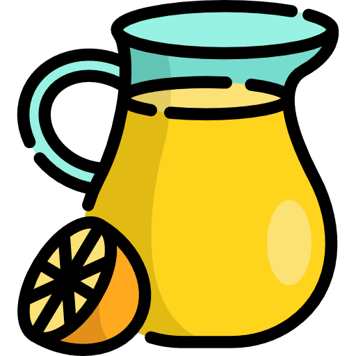 Lemonade food and restaurant lemonade drink icon