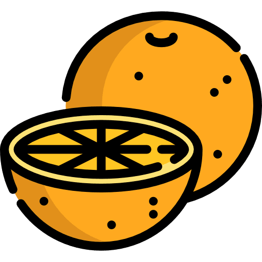 Orange food and restaurant food vegetable icon