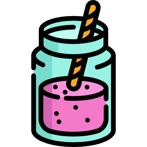 Smoothies food and restaurant refreshment drink icon