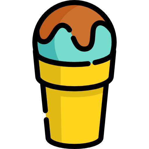 Ice cream dessert summertime summer icon