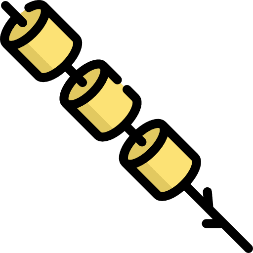 Marshmallow food and restaurant sugar dessert icon