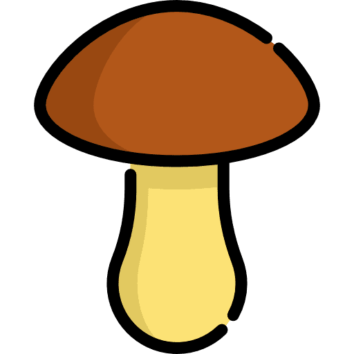 Mushroom muscaria fungi food and restaurant icon
