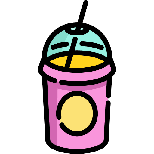 Smoothie food and restaurant sweet refreshment icon