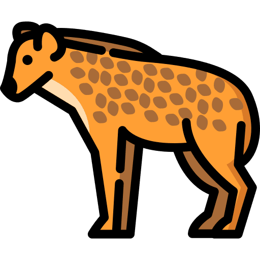 Hyena africa hyena wildlife icon