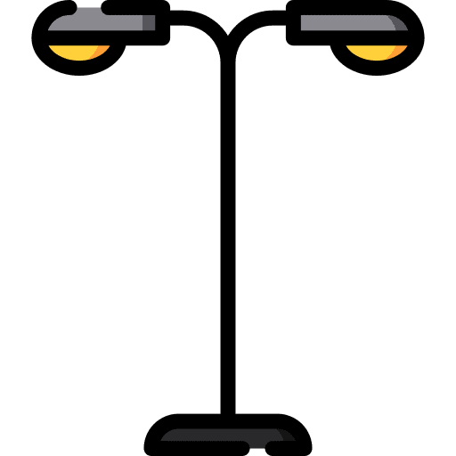 Street light street light light bulb light icon