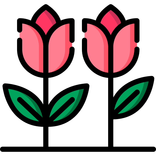 Flowers blossom nature botanical icon