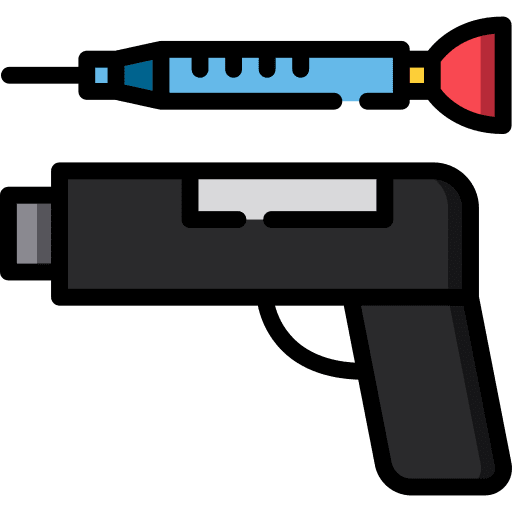 Gun weapons security gun icon