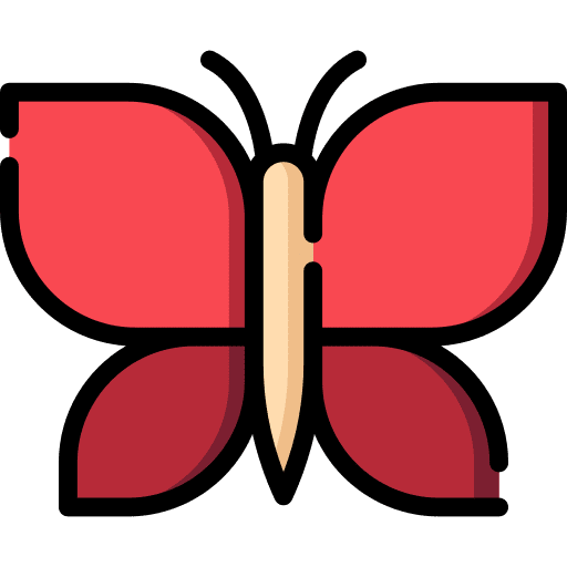 Butterfly animals butterfly moths icon