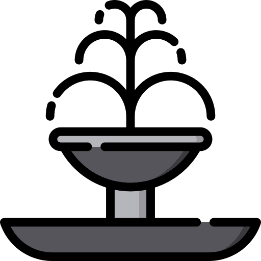 Fountain fountain architecture and city garden icon