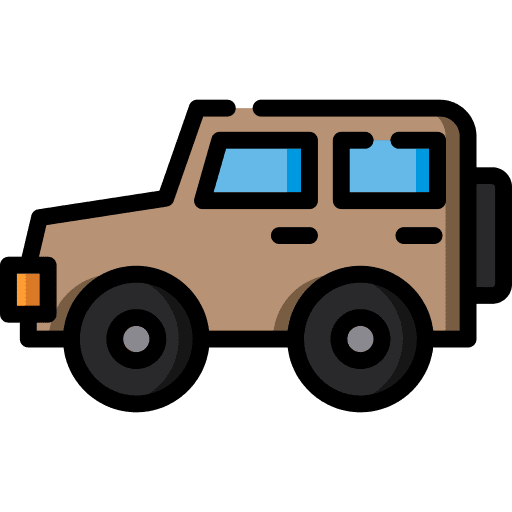 Jeep transportation car vehicle icon