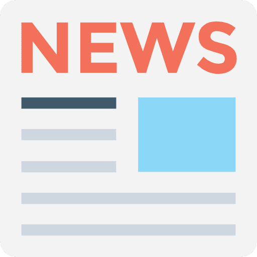 Newspaper news report journal communications icon