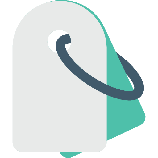 Tags commerce and shopping label tags icon