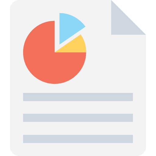 Analytics file interface archive icon