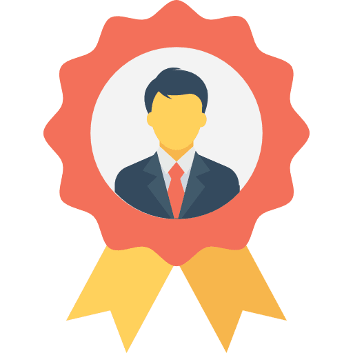 Badge medal reward sports and competition icon