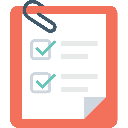 Clipboard shipping and delivery verification business icon