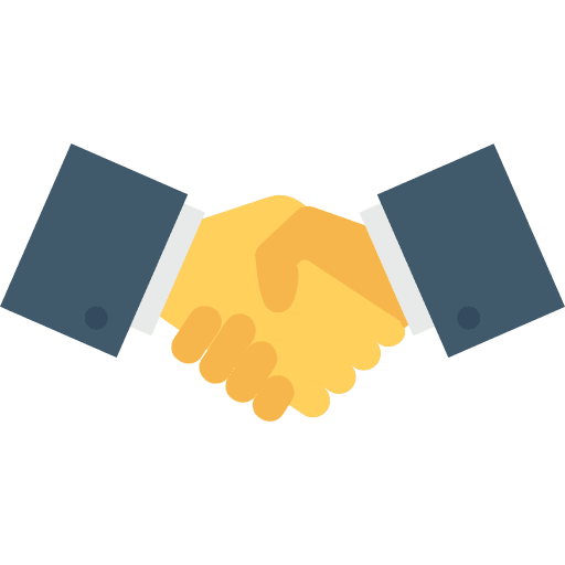 Hand shake acknowledge onboard shake hands icon