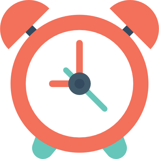 Alarm clock alarm clock time tools and utensils icon