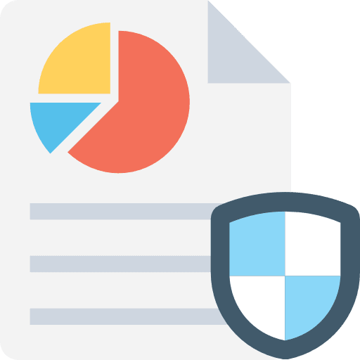 Analytics analytics document archive icon