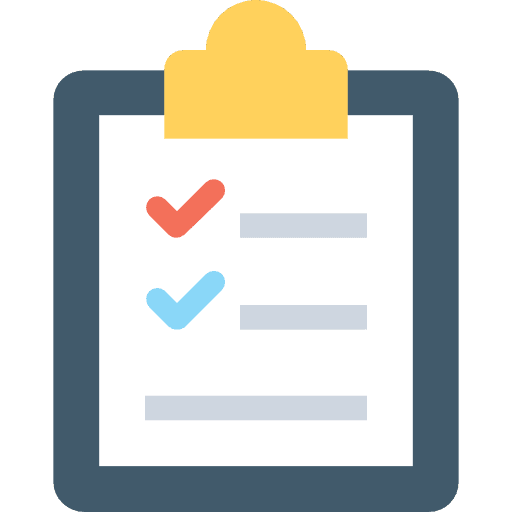 Clipboard criteria seo and web tools and utensils icon