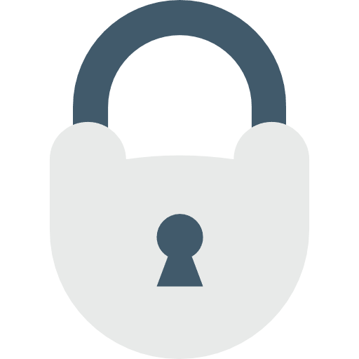 Padlock secure padlock lock icon