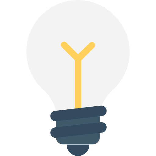 Idea technology seo and web electricity icon