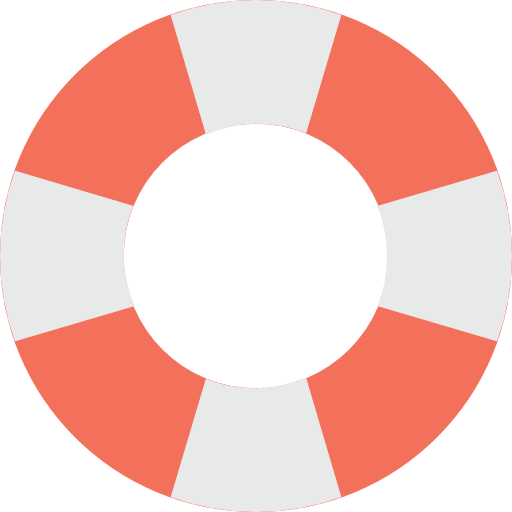 Lifesaver lifebuoy marketing seo and web icon
