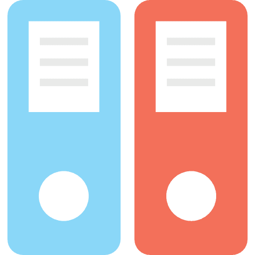 Folder interface document office material icon