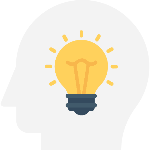 Idea business creativity brainstorm icon
