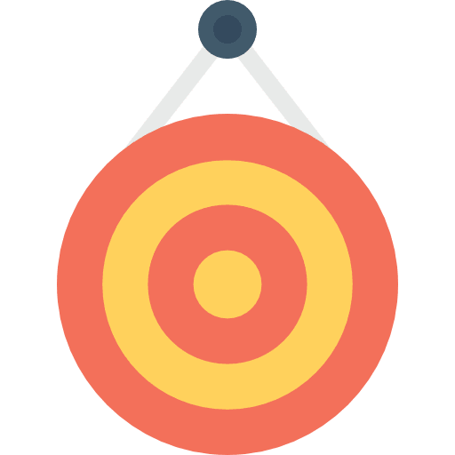 Target darts weapons target icon