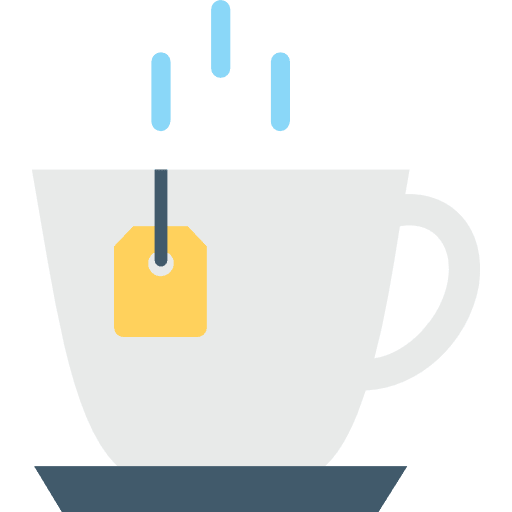 Tea food and restaurant food hot drink icon