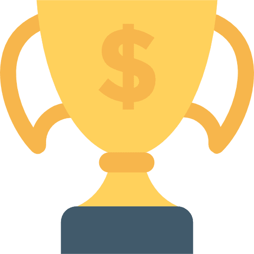 Trophy champion winner cup icon