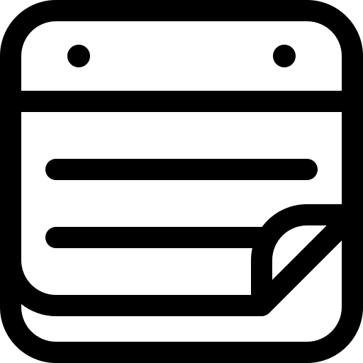 Notepad writing tool writing ui icon