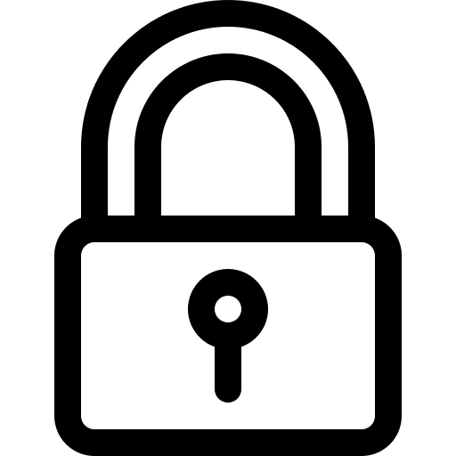 Padlock tools and utensils lock padlock icon