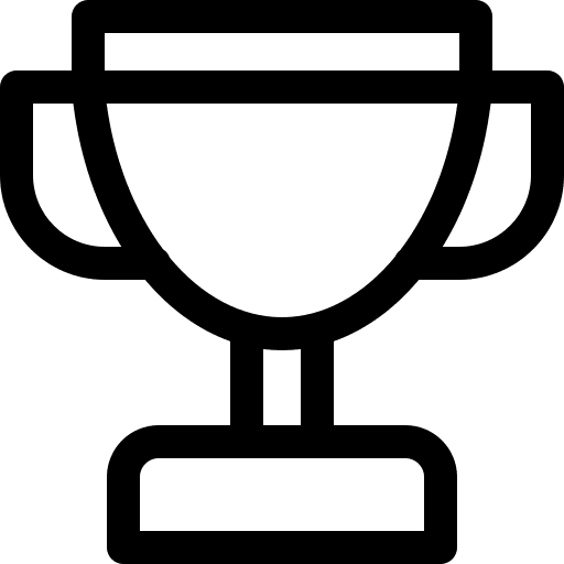 Trophy trophy award marketing icon