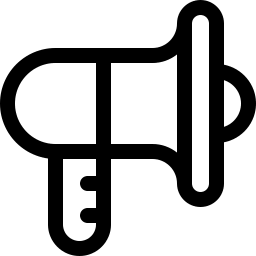 Megaphone tools and utensils megaphone protest icon