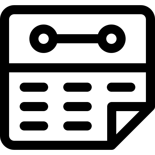 Calendar date calendar time and date icon