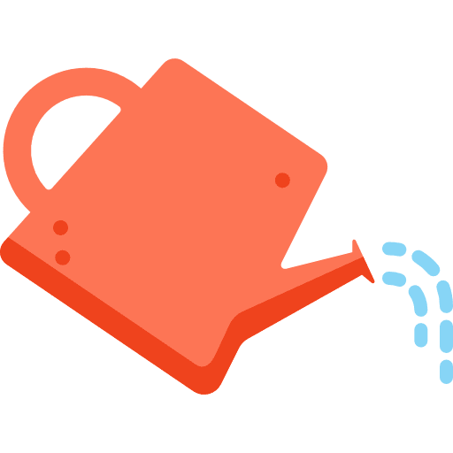 Watering can watering can sprinkle water icon