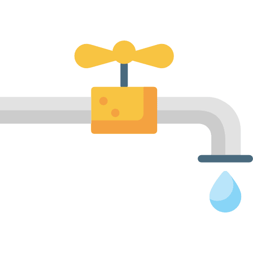 Faucet water furniture and household faucet icon