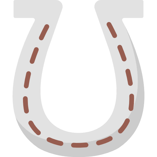 Horseshoe ornamental western horseshoe icon