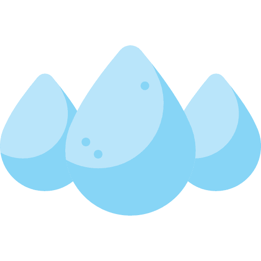 Water drops drop raindrop drops icon