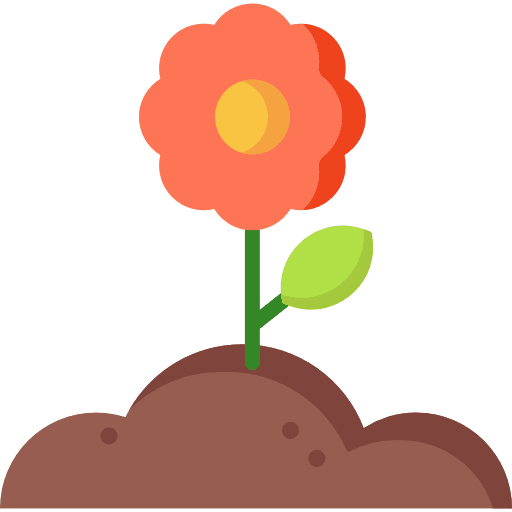 Flower nature botanical flower icon