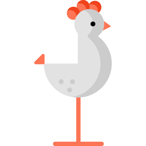 Rooster weather farming and gardening direction icon